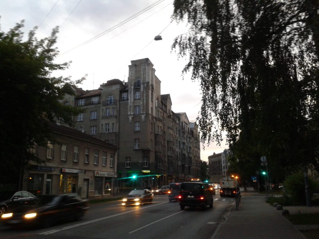 Lāčplēša Street, the neighborhood of center
