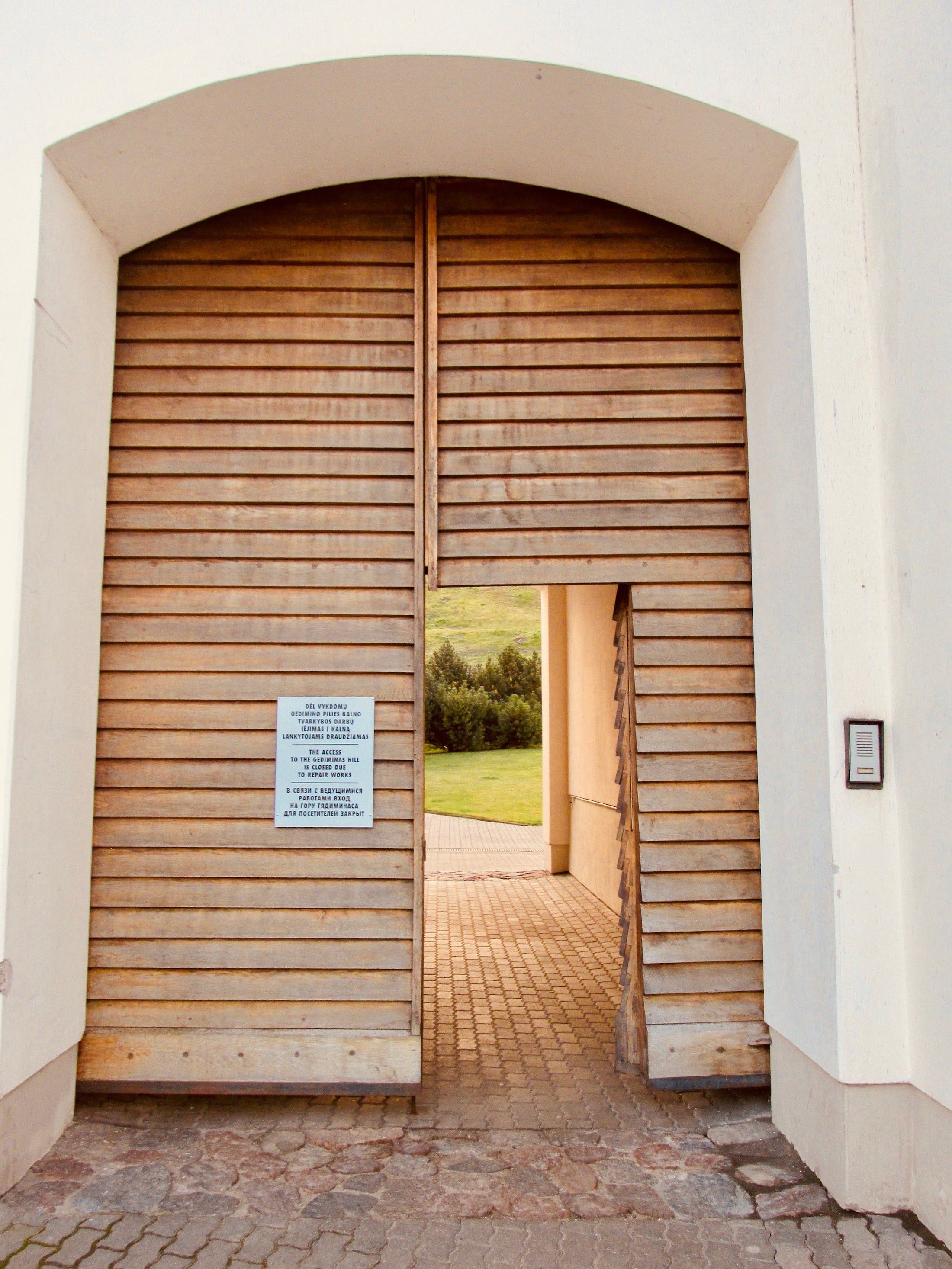 Entrance into Gediminas Hill