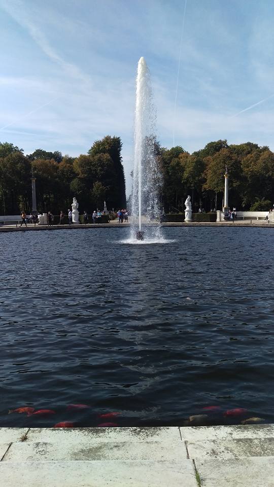 A fountain in Sanssouci park.